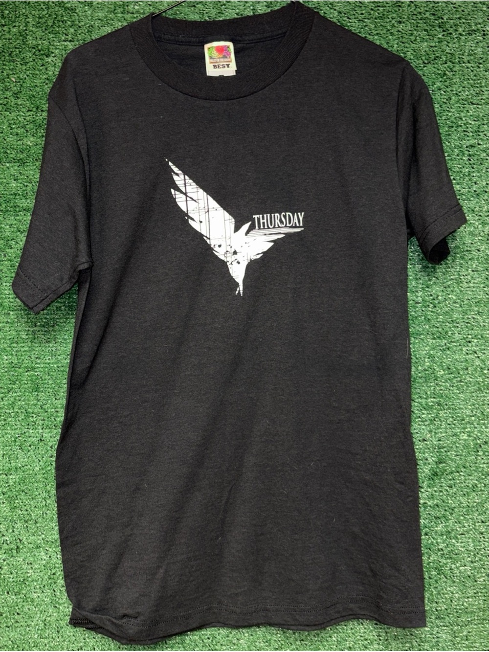 vintage Y2K Thursday Black Shirt S Fruit of the loom tag